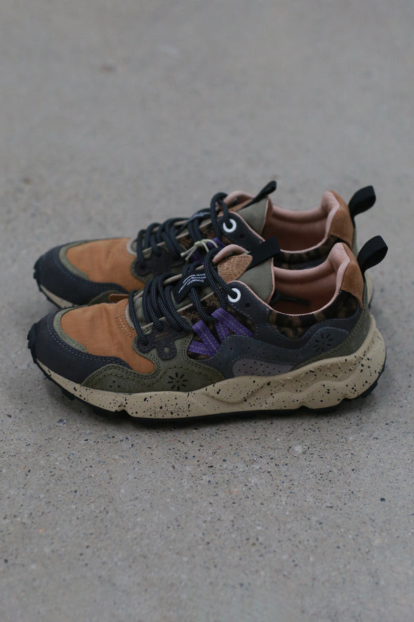 Flower MountainYAMANO 3 Hiking Shoes Series FM-FM63692-THSJL Charcoal GrayDark Olive Green (FM63568)